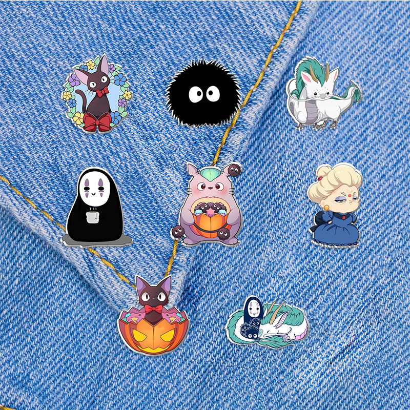 spirited away anime pin