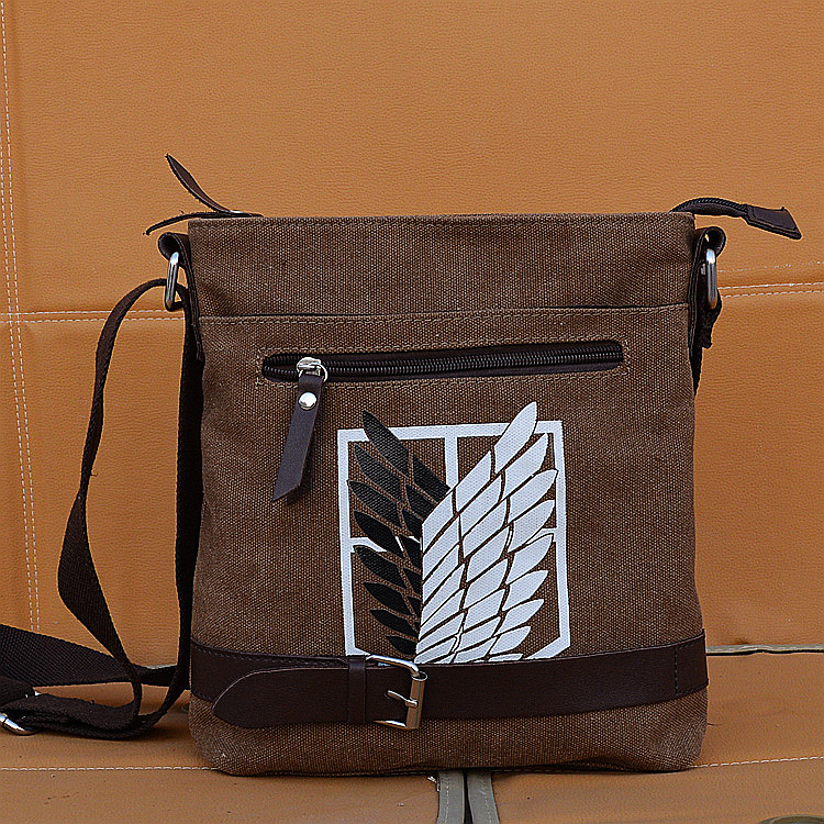 Attack On Titan anime messenger bag