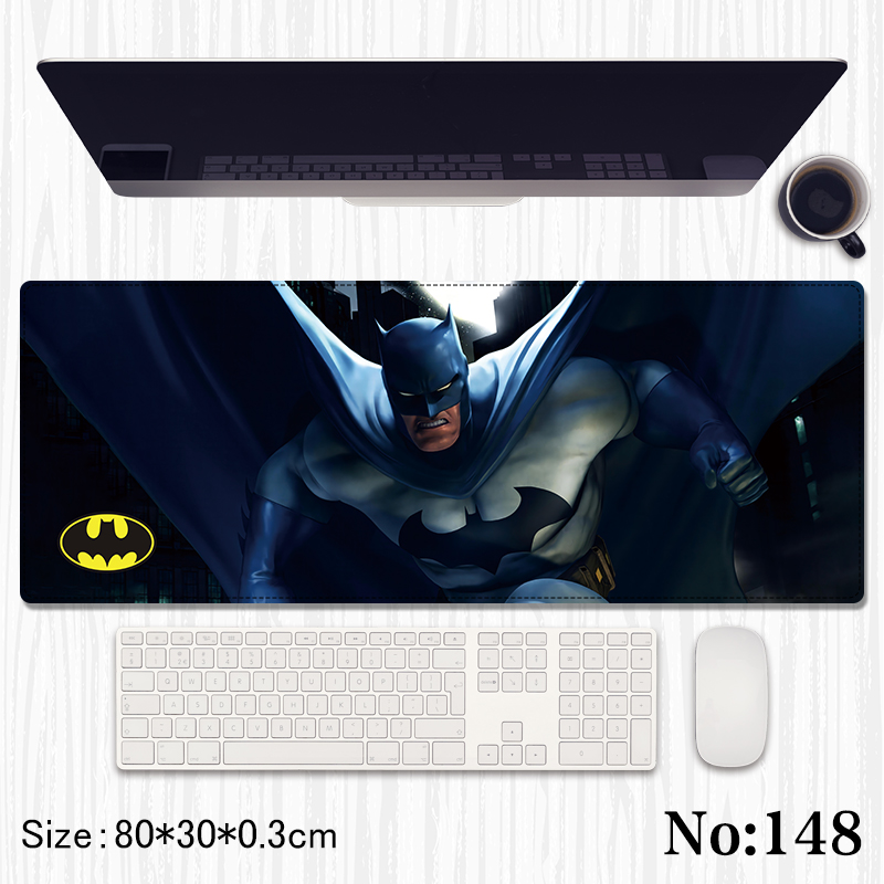 Super hero anime Mouse pad 80*30*0.3cm