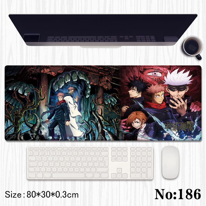 Jujutsu Kaisen anime Mouse pad 80*30*0.3cm