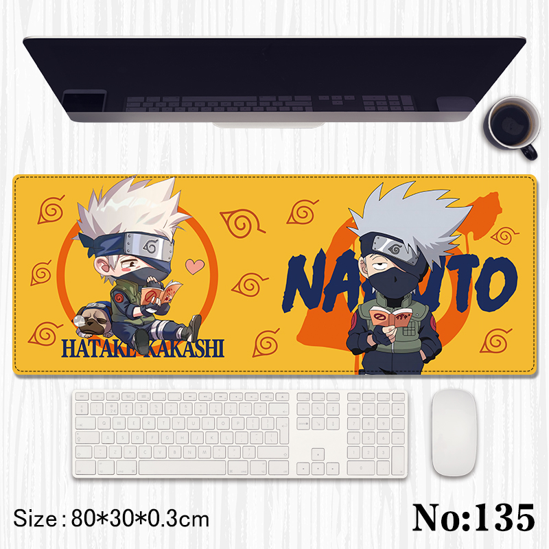 Naruto anime Mouse pad 80*30*0.3cm