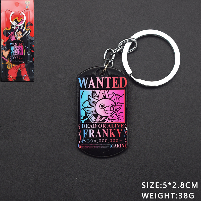 One piece anime keychain