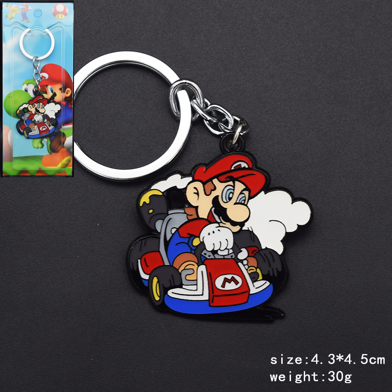 super Mario anime keychain