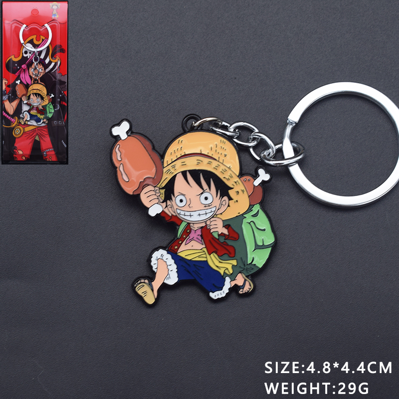 One piece anime keychain
