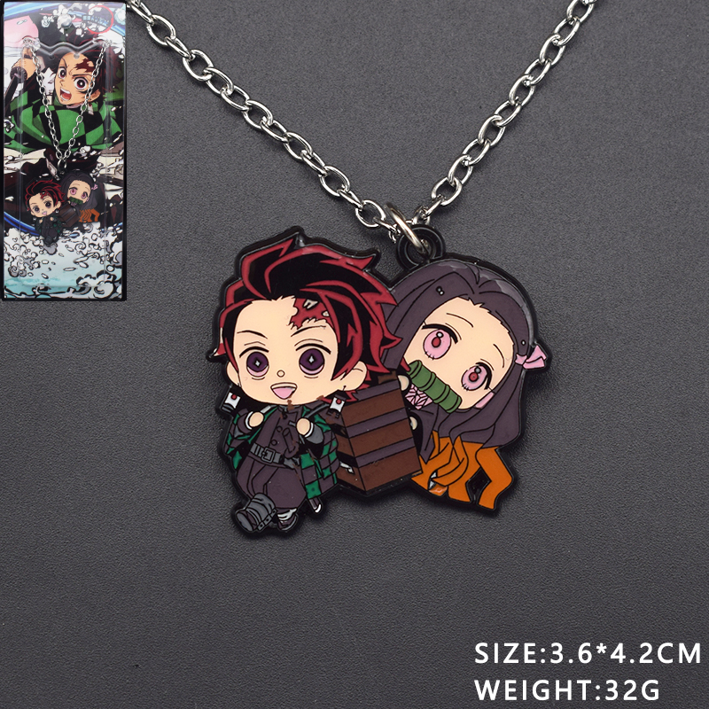 demon slayer kimets anime necklace