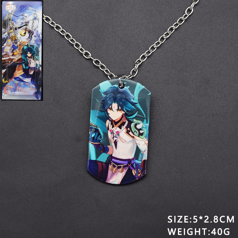 Genshin Impact anime necklace