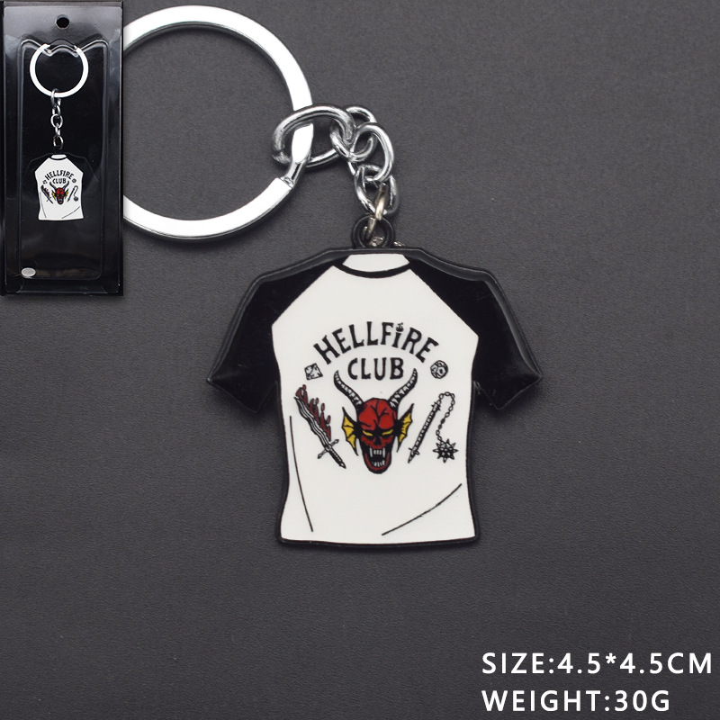 Stranger Things anime keychain