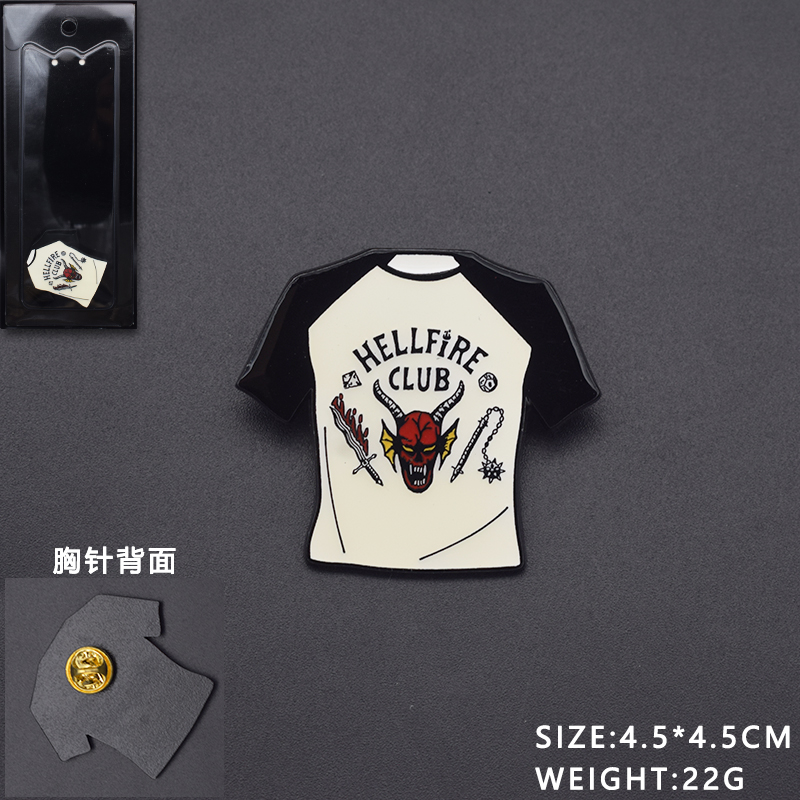 Stranger Things anime pin