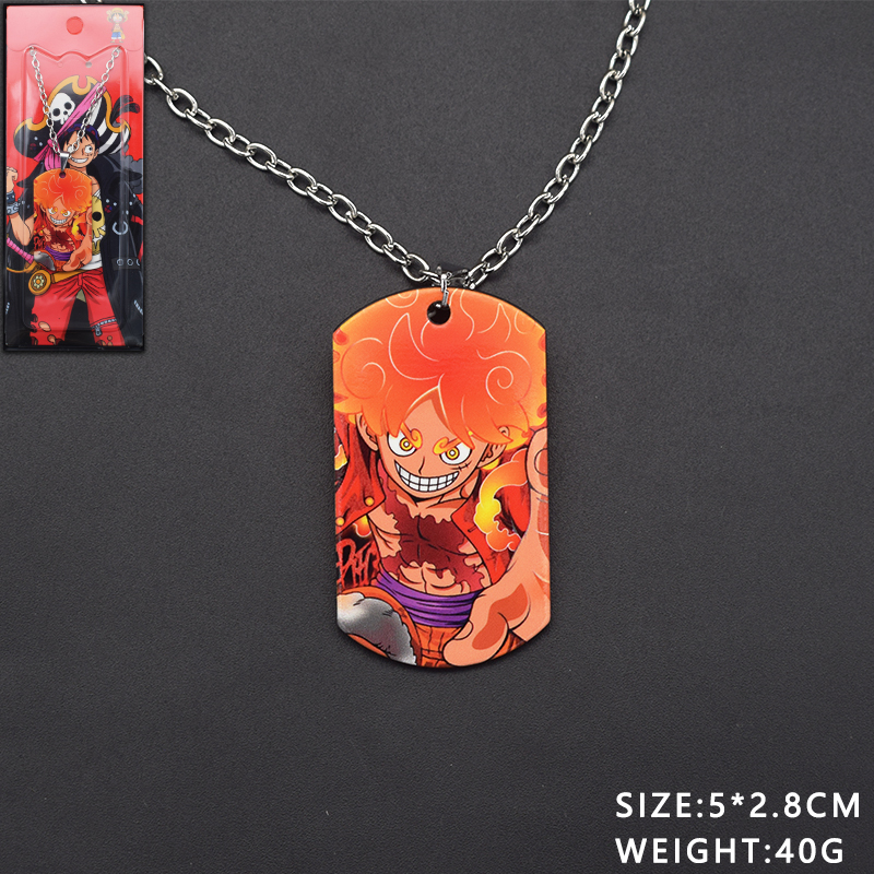 One piece anime necklace