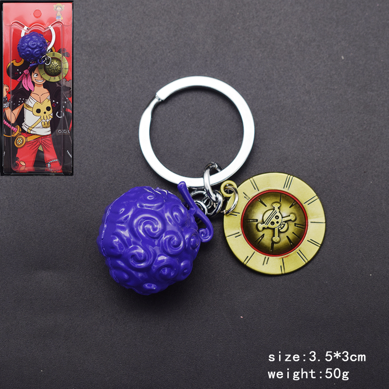 One piece anime keychain