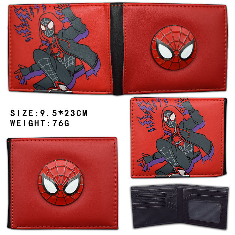 spider man anime wallet