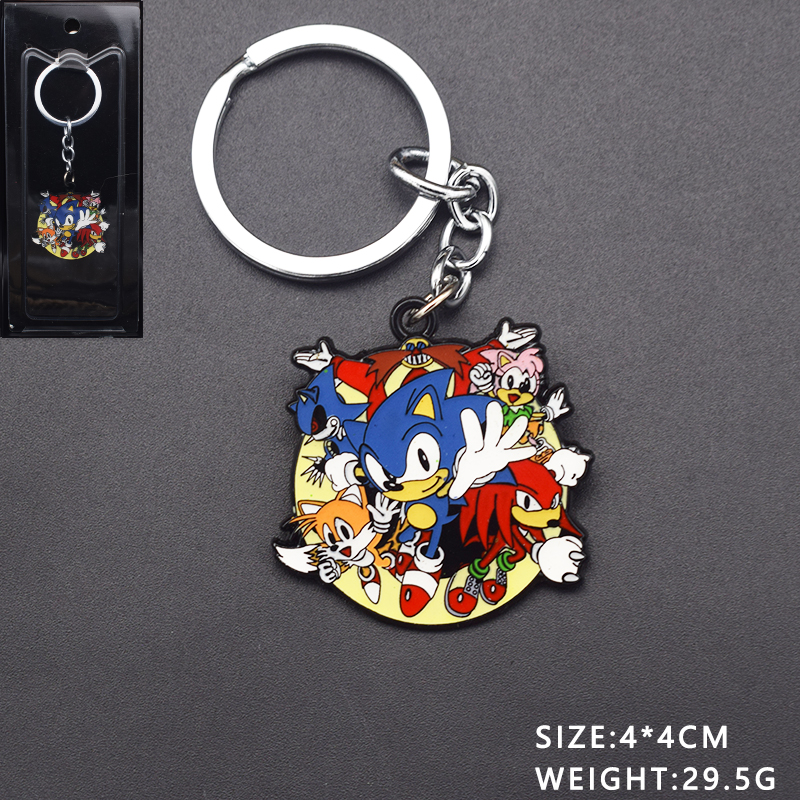 Sonic anime keychain