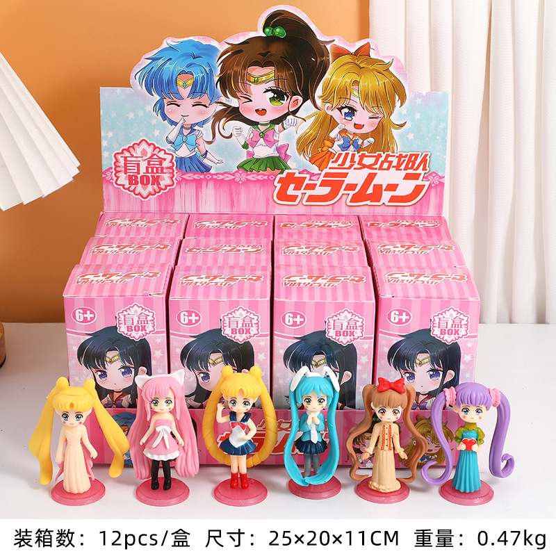 Sailor Moon Crystal anime figure 12 pcs a set