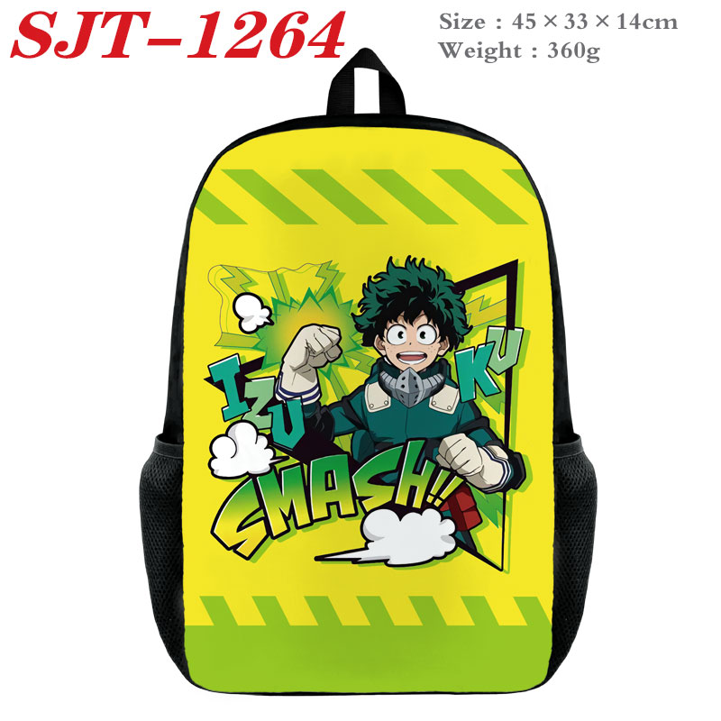 My Hero Academia anime backpack