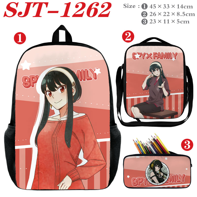SPY×FAMILY anime backpack a set