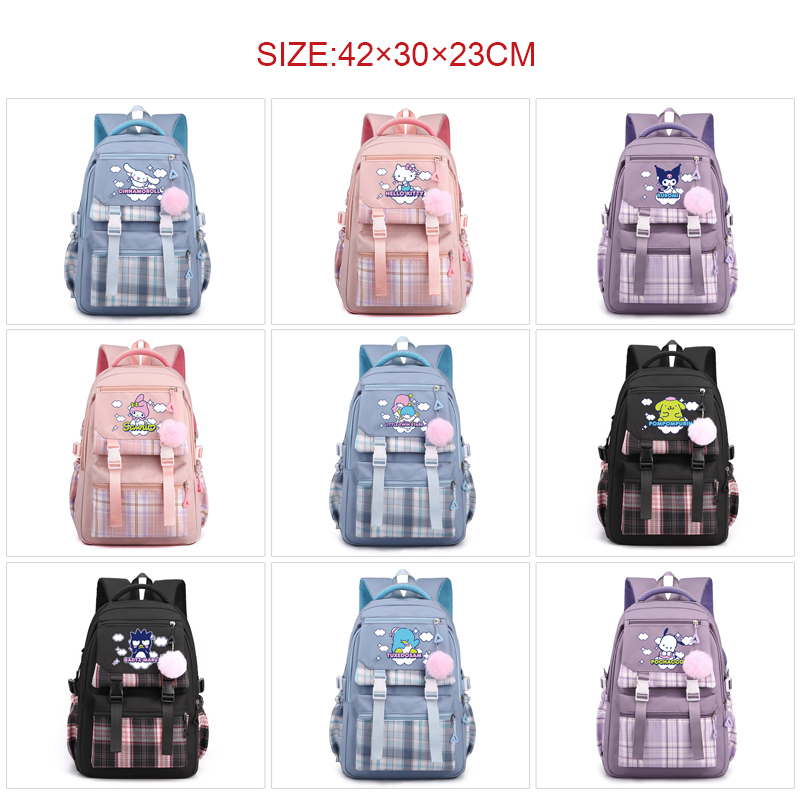 Kuromi anime backpack