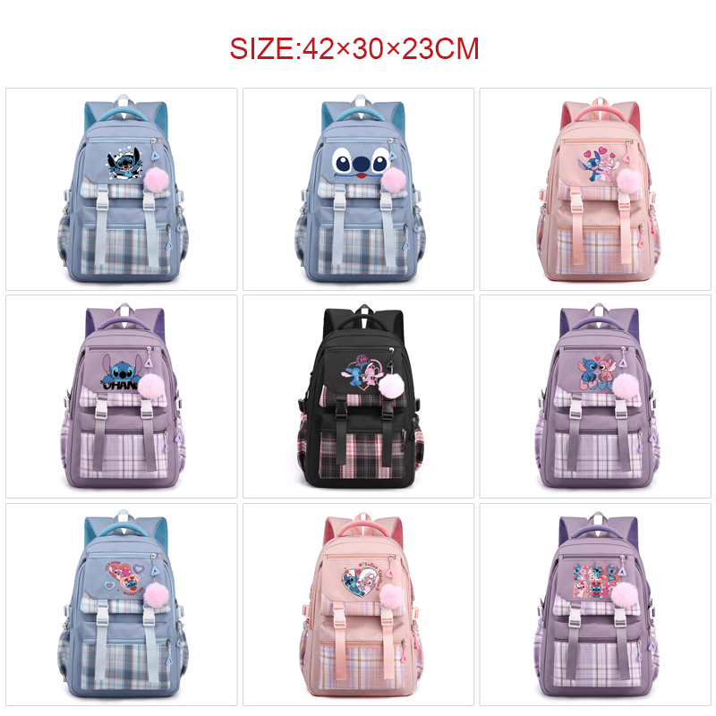 Stitch anime backpack