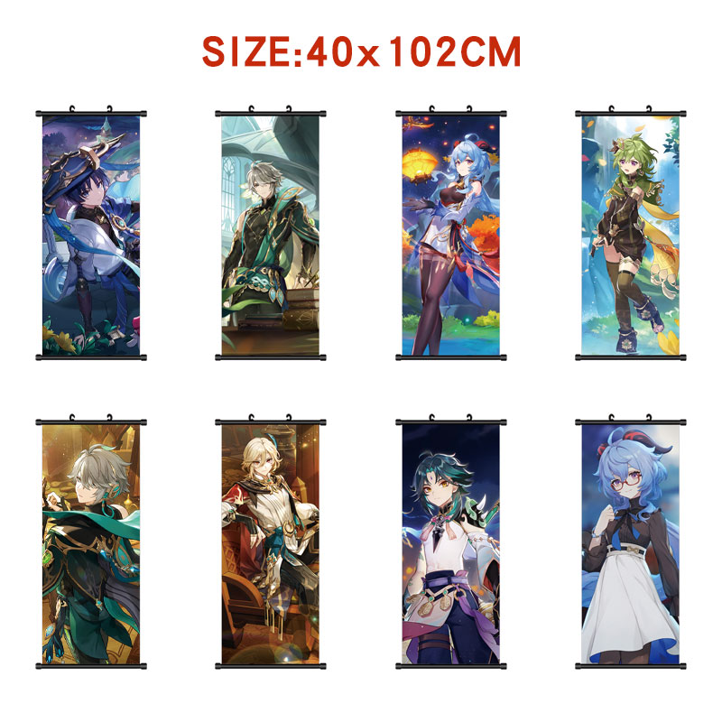 Genshin Impact anime wallscroll 40*120cm