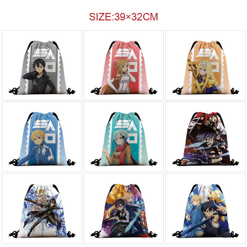 sword art online anime bag