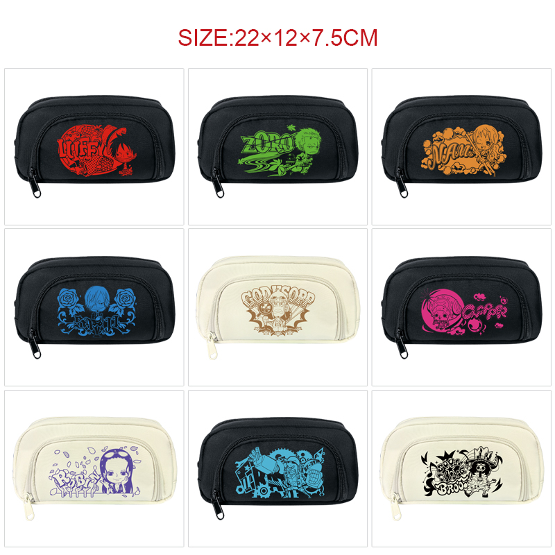 One piece anime pencil bag