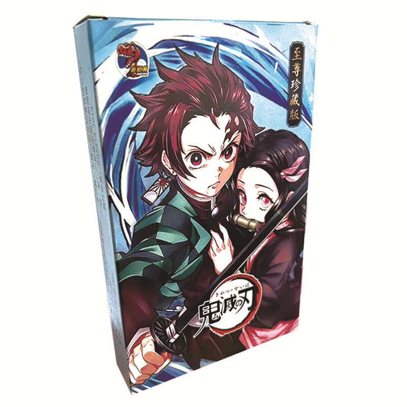 demon slayer kimets anime card 4pcs a set (chinese version)