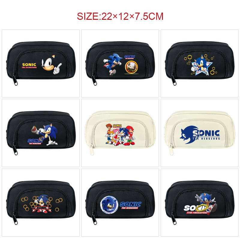 Sonic anime pencil bag