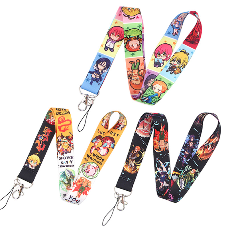 seven deadly sins anime lanyard phonestrap 45cm*2.5cm