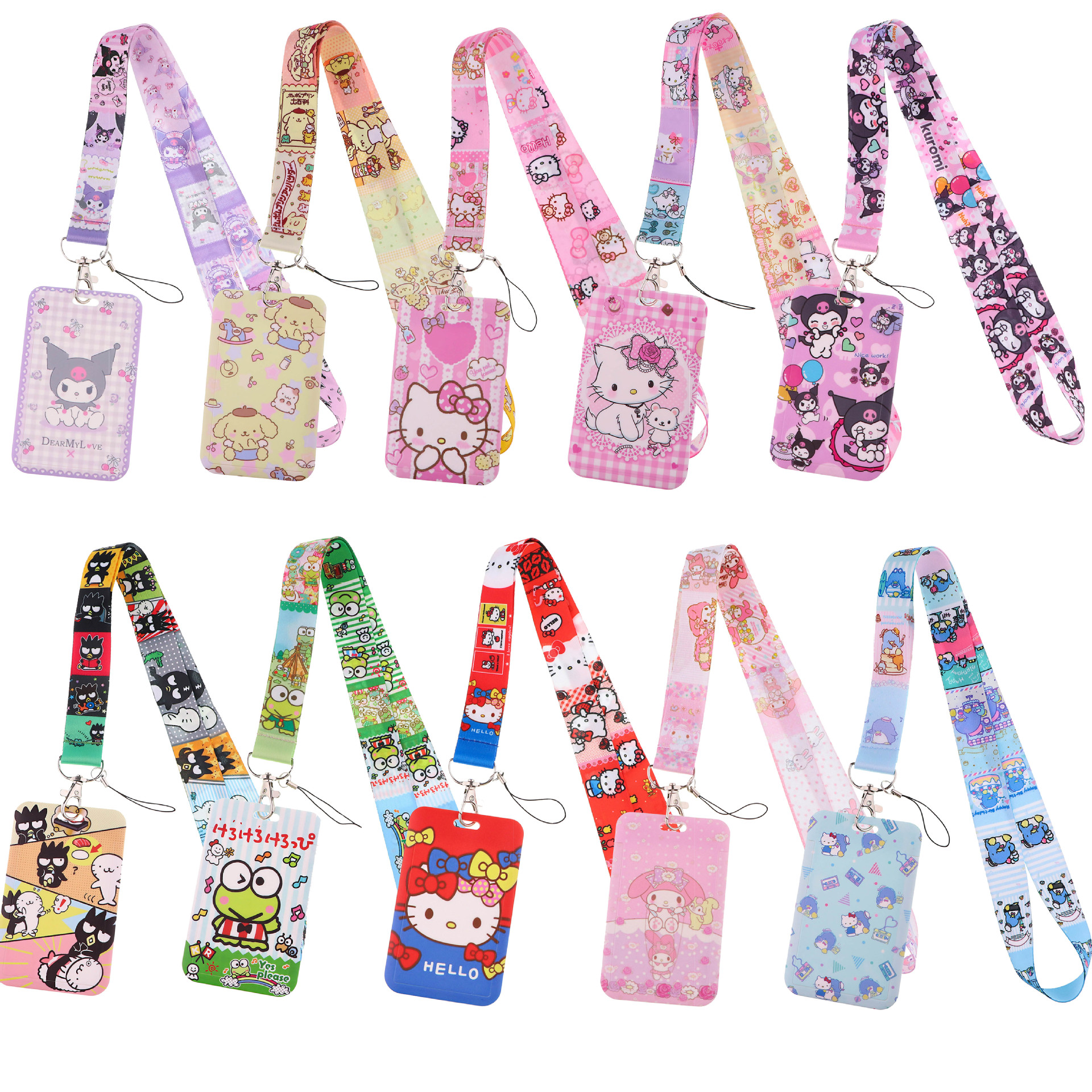 Kuromi anime lanyard phonestrap 45cm*2.5cm