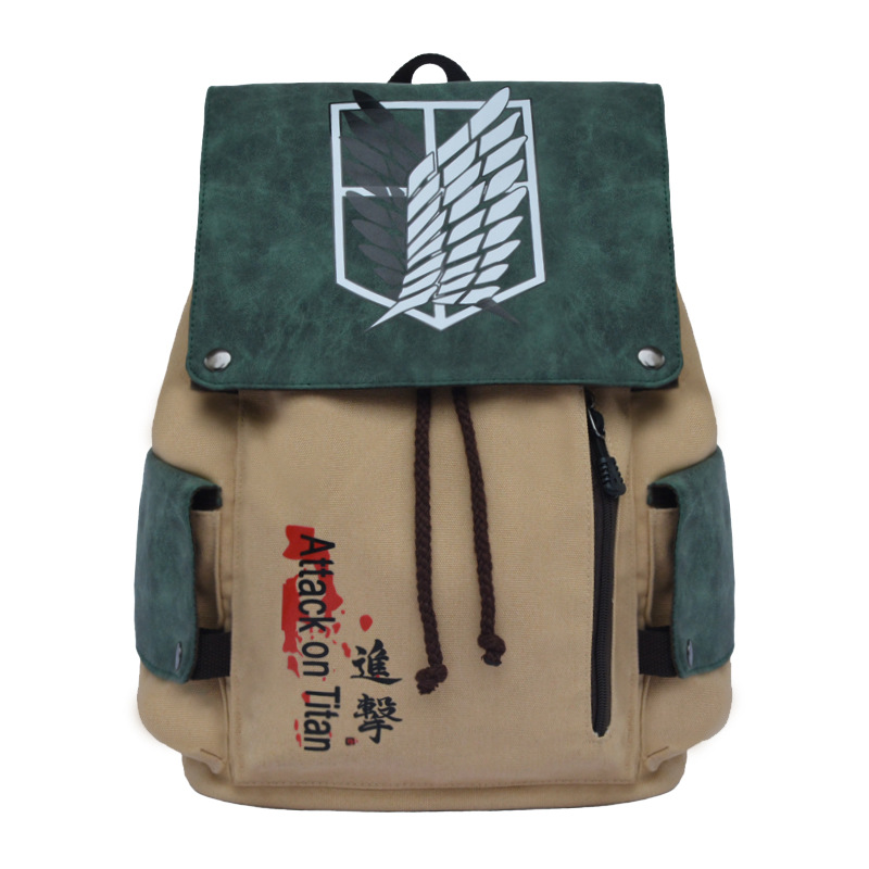 Attack On Titan anime backpack