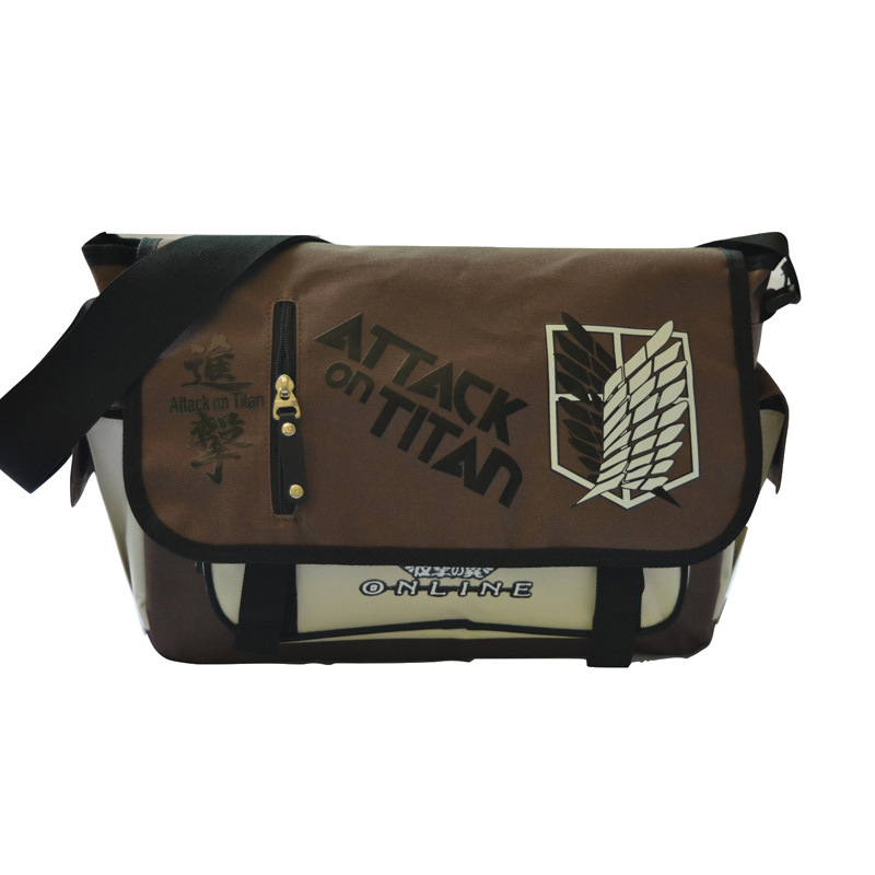 Attack On Titan anime messenger bag