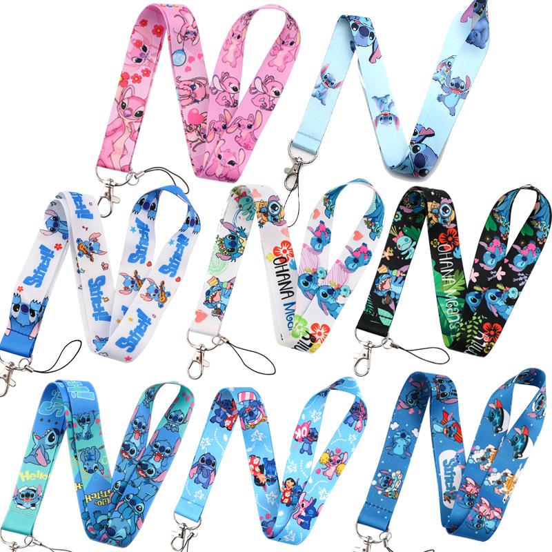 Stitch anime lanyard phonestrap 45cm*2.5cm