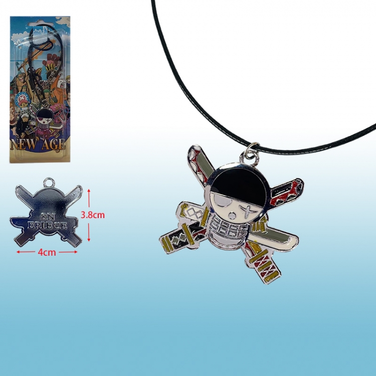 One piece anime necklace