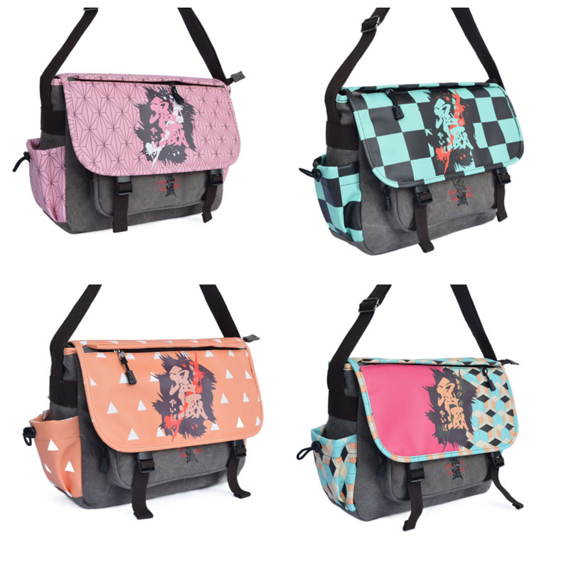 demon slayer kimets anime messenger bag