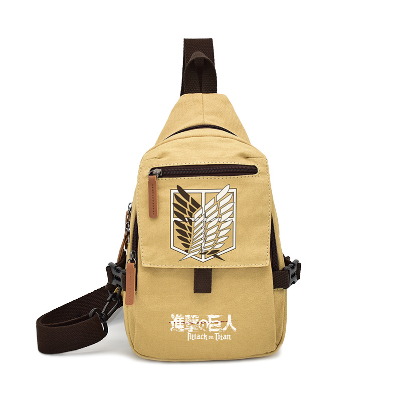 Attack On Titan anime messenger bag