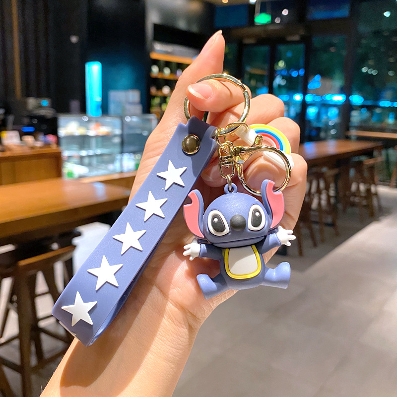 Stitch anime keychain