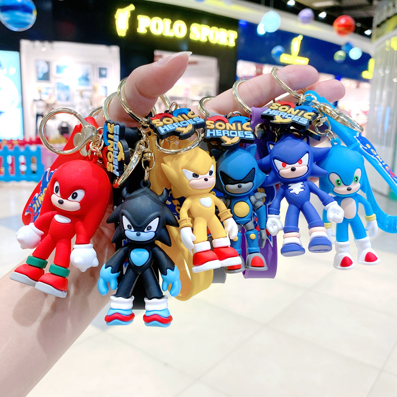 Sonic anime keychain