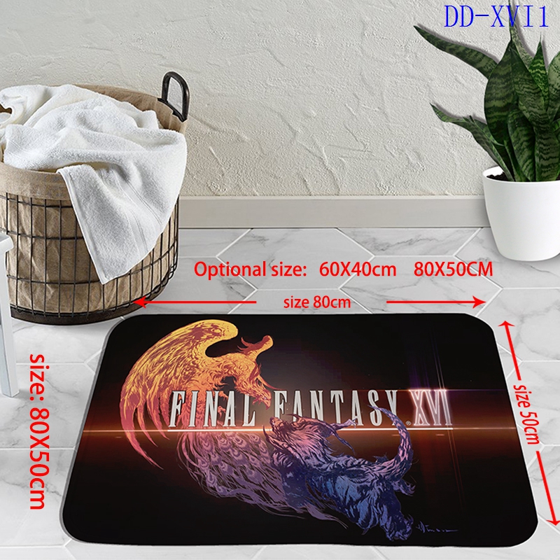 final fantasy anime floor mat 60*40cm/80*50cm