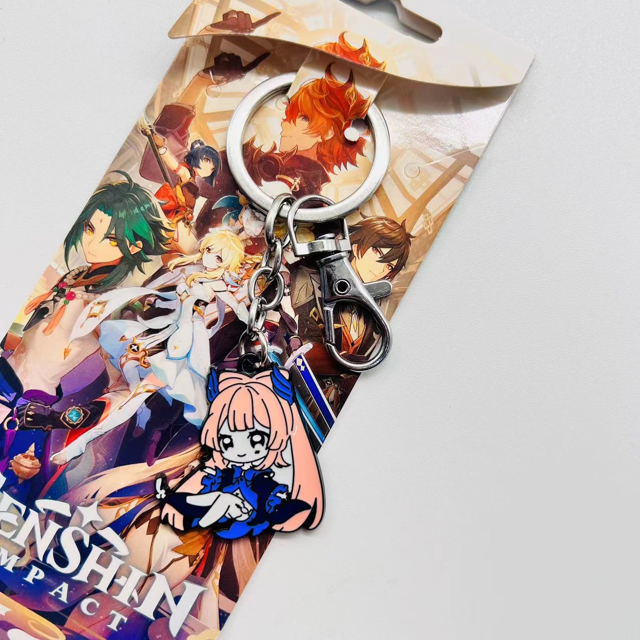 Genshin Impact anime keychain