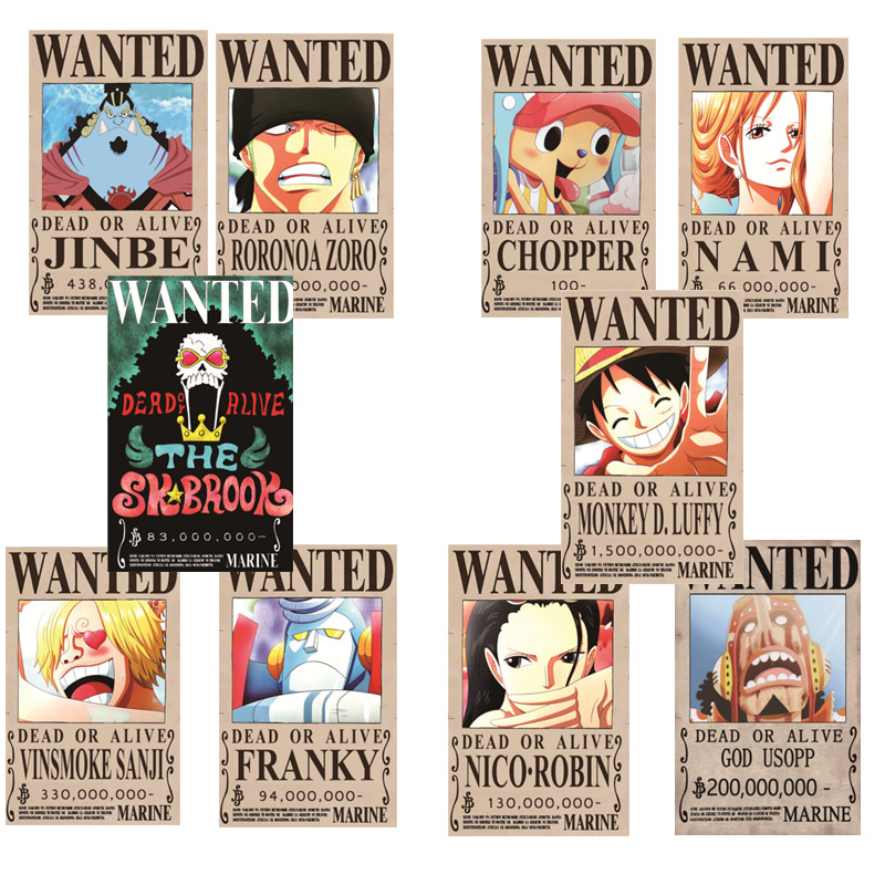 One piece anime PVC card 86*56mm