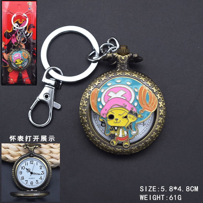 One piece anime keychain