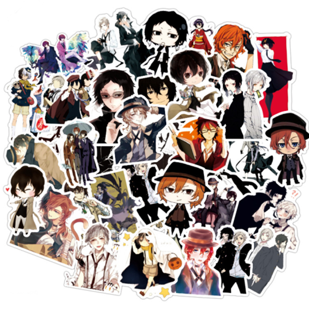 Bungo Stray Dogs anime waterproof stickers (50pcs a set)