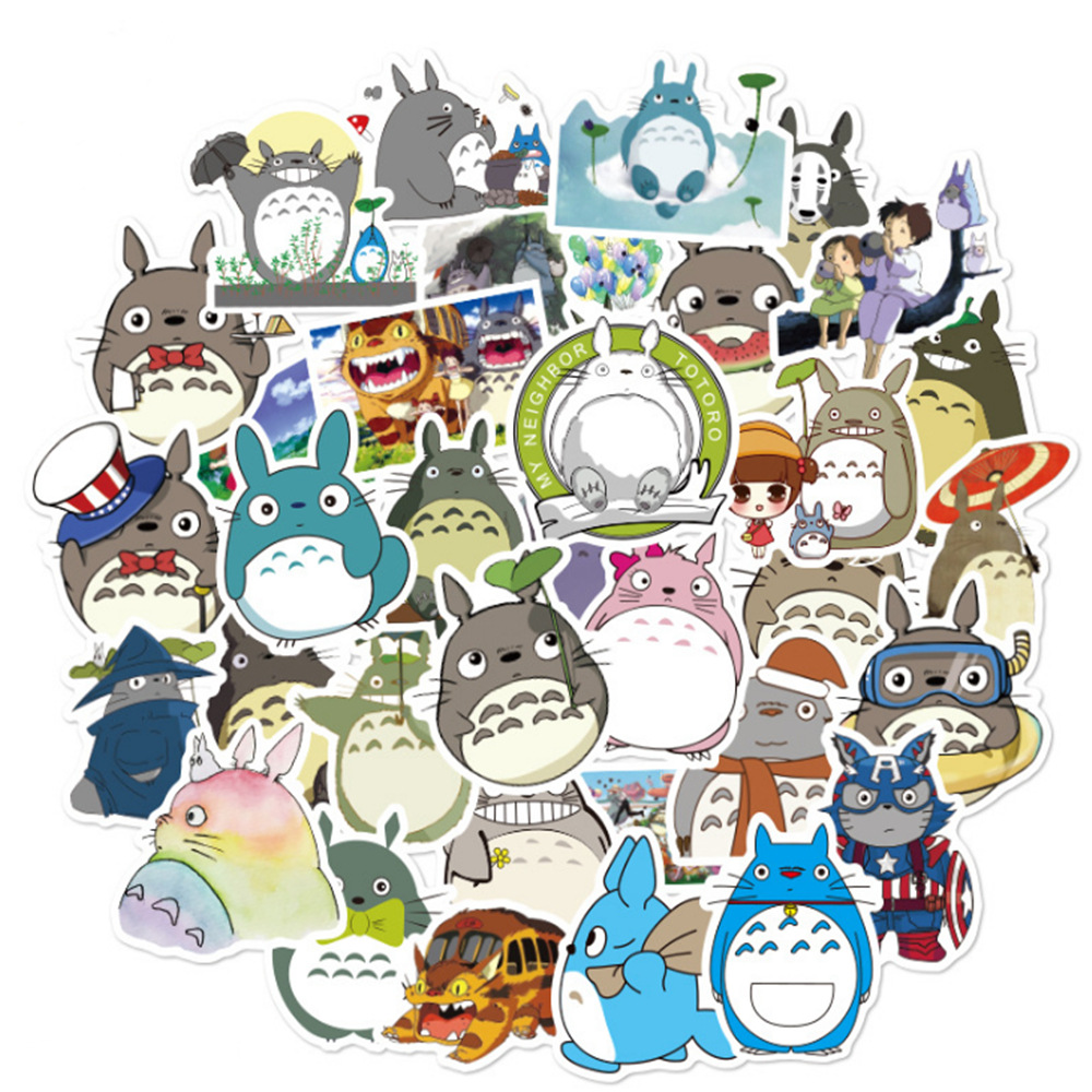 TOTORO anime waterproof stickers (50pcs a set)