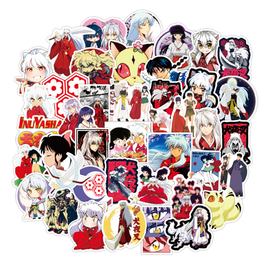 Inuyasha anime waterproof stickers (50pcs a set)