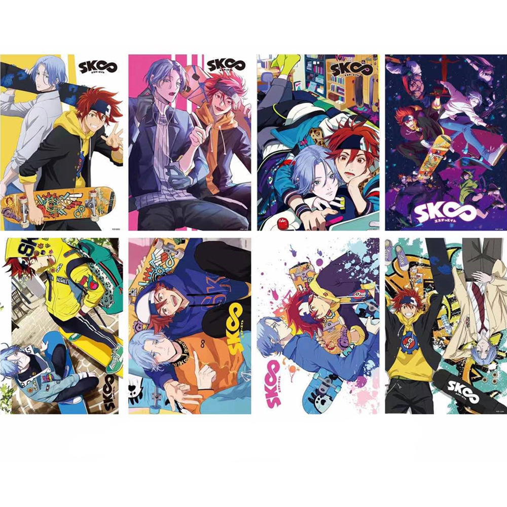 SK8 the infinity anime posters price for a set of 8 pcs