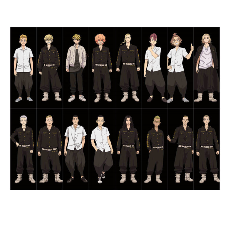 Tokyo Revengers anime bookmark 16pcs a set