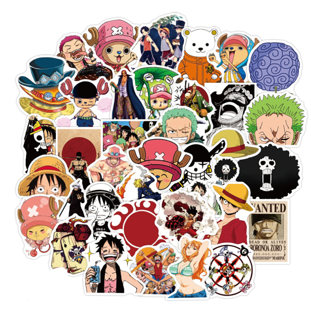 One piece anime waterproof stickers (50pcs a set)