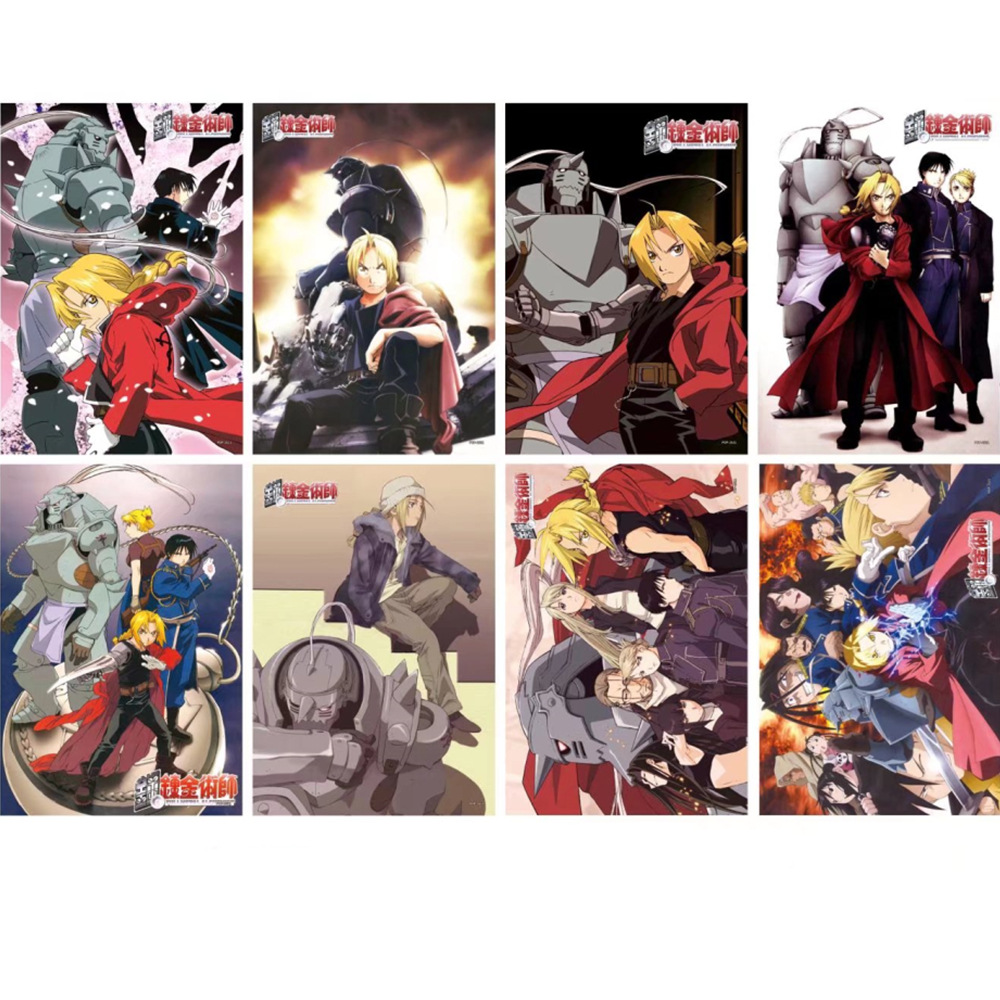 Fullmetal Alchemist anime posters price for a set of 8 pcs