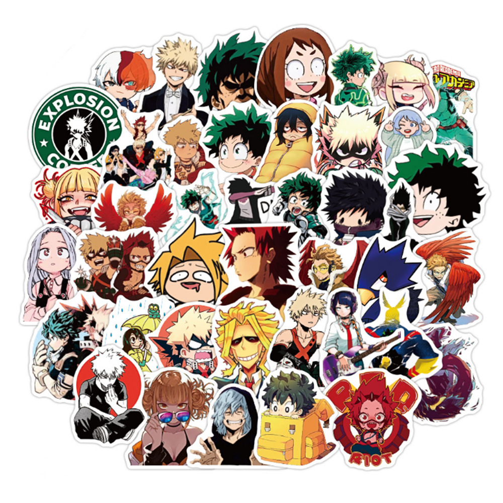 My Hero Academia anime waterproof stickers (50pcs a set)