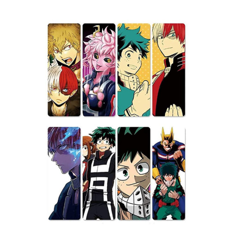 My Hero Academia anime bookmark 8pcs a set