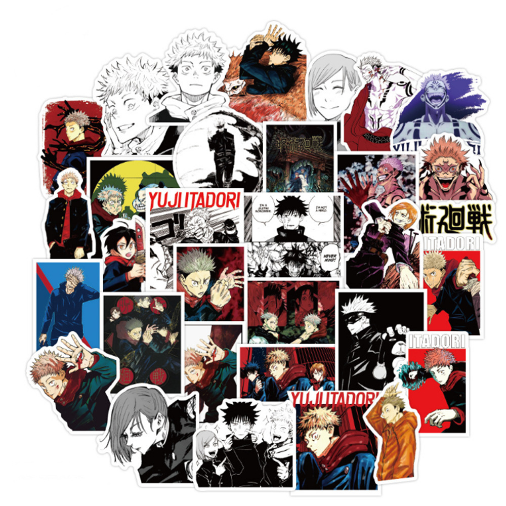 Jujutsu Kaisen anime waterproof stickers (50pcs a set)